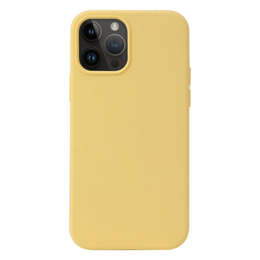 Coque silicone BeColor fine et légère pour iphone 15 pro interieur microfibre jaune - ABYTONPHONE