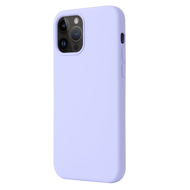 Coque silicone BeColor fine et légère pour iphone 15 pro interieur microfibre lilas - ABYTONPHONE