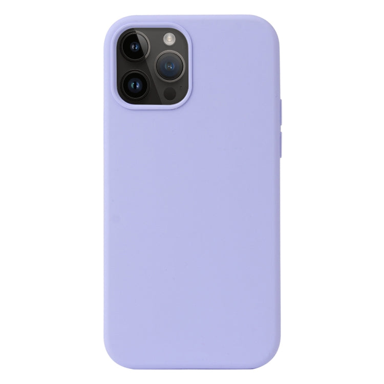 Coque silicone BeColor fine et légère pour iphone 15 pro interieur microfibre lilas - ABYTONPHONE