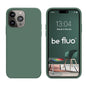 Coque Silicone BeColor Fine et Légère pour iPhone 14 Pro Max , Intérieur Microfibre - Pin vert - ABYTONPHONE