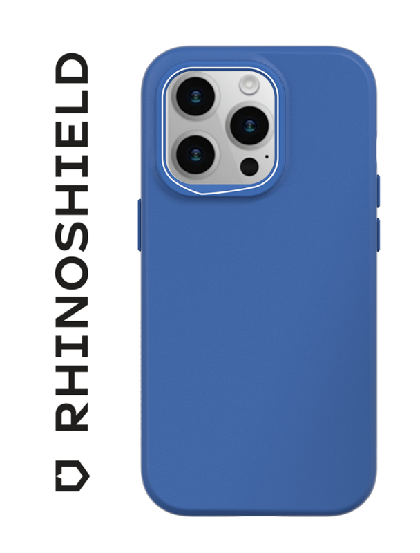 COQUE SOLIDSUIT BLEU COBALT POUR APPLE IPHONE 15 PRO - RHINOSHIELD - ABYTONPHONE