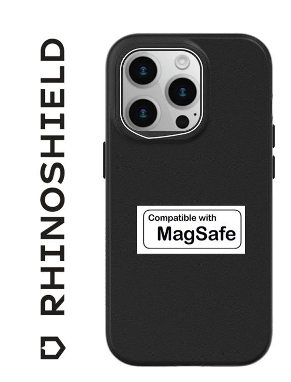 COQUE SOLIDSUIT NOIR CLASSIC COMPATIBLE MAGSAFE POUR APPLE IPHONE 15 PLUS - RHINOSHIELD - ABYTONPHONE